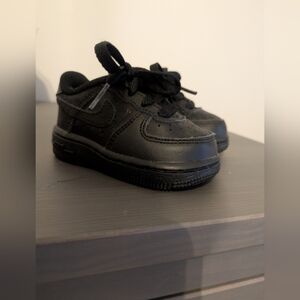 Nike Force 1 Toddler Black Sneakers